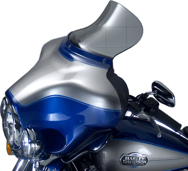 Wave Windscreen 7.75" Smoke - For 96-13 HD Touring - Click Image to Close