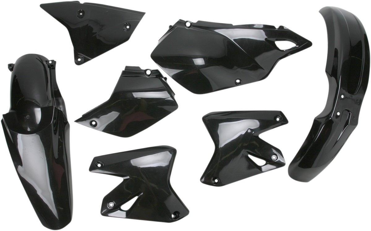 Black Plastic Kit - For 00-07 DRZ400 2003 KLX400 - Click Image to Close