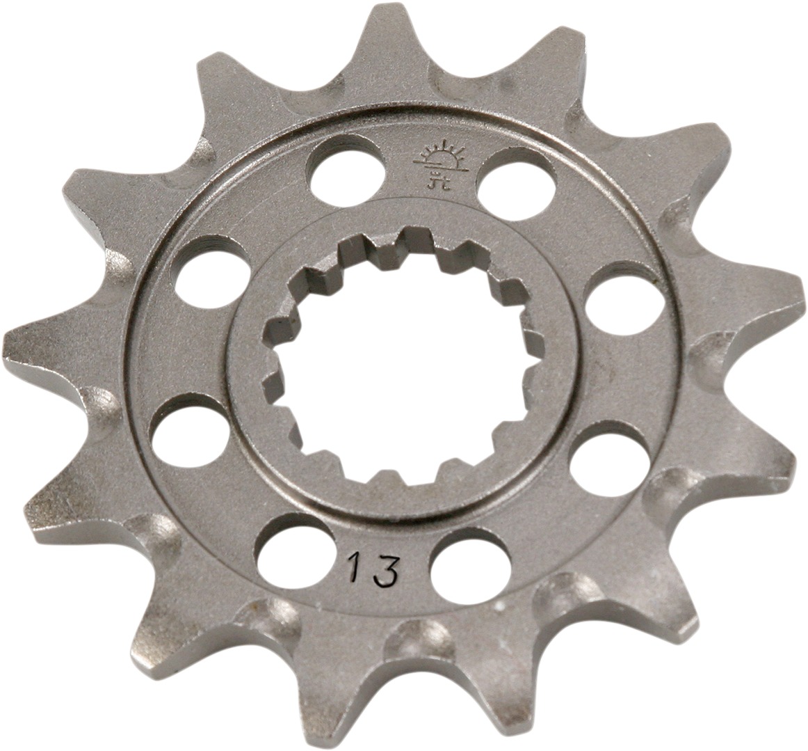 Front Steel Countershaft Sprocket Self Cleaning - 13 Tooth 520 - Click Image to Close