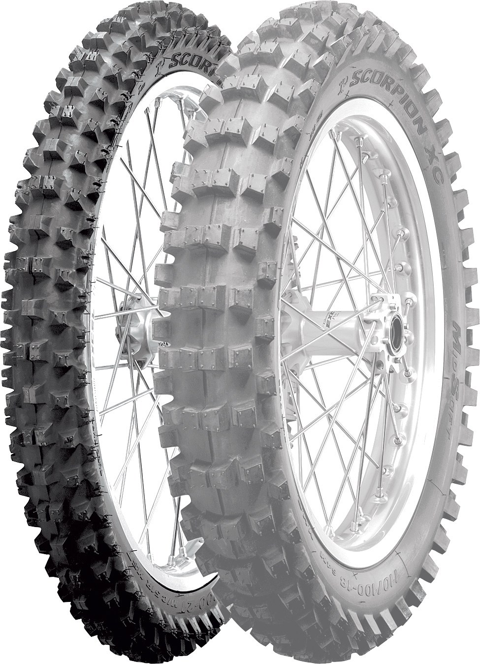 XC Mid-Soft Front Tire 80/100-21 DOT - Click Image to Close