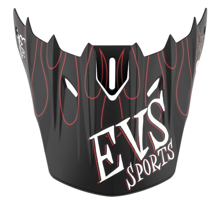 EVS T5 Fink Visor - Matte Black - Click Image to Close