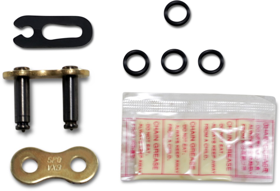 520VX3 Pro-Street X-Ring VX3 Series Chain Link - Did 520Vx3 Fj Gold Clip Lnk - Click Image to Close