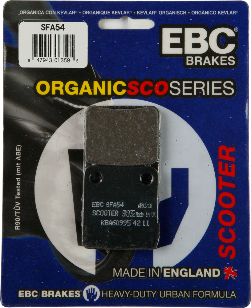 Standard Organic Brake Pads - For 1982 Honda MB5 - Click Image to Close