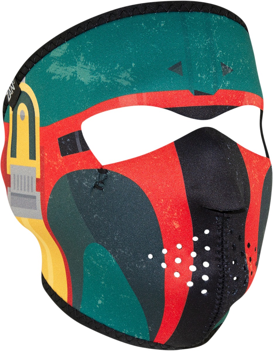 Full-Face Neoprene Mask - Face Mask Neo Bounty Hunter - Click Image to Close