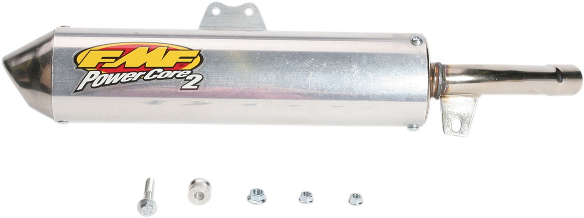 PowerCore 2 Slip On Silencer Exhaust - For 86-89 Honda TRX250R - Click Image to Close