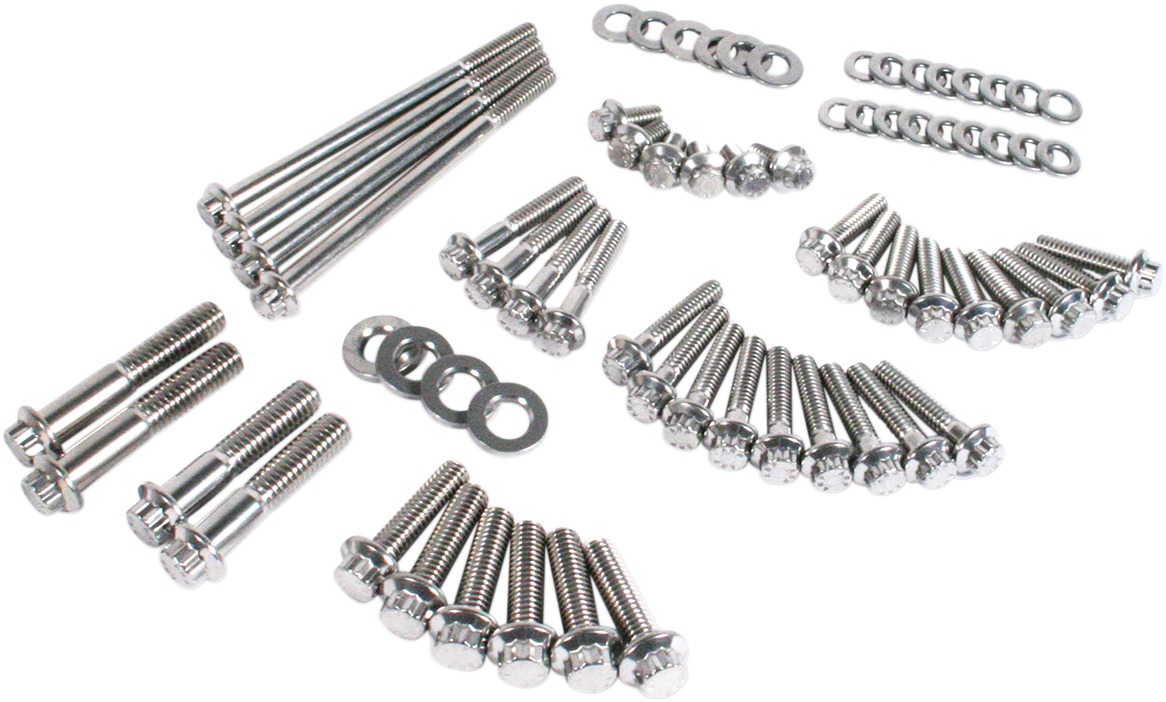 Primary and Transmission 12-Point Bolt Kit - 12Pt Primary And Trans Kit - Click Image to Close