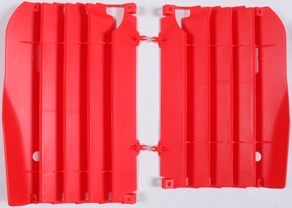 Radiator Louver Cover (Red) - For 09-12 Honda CRF450R - Click Image to Close