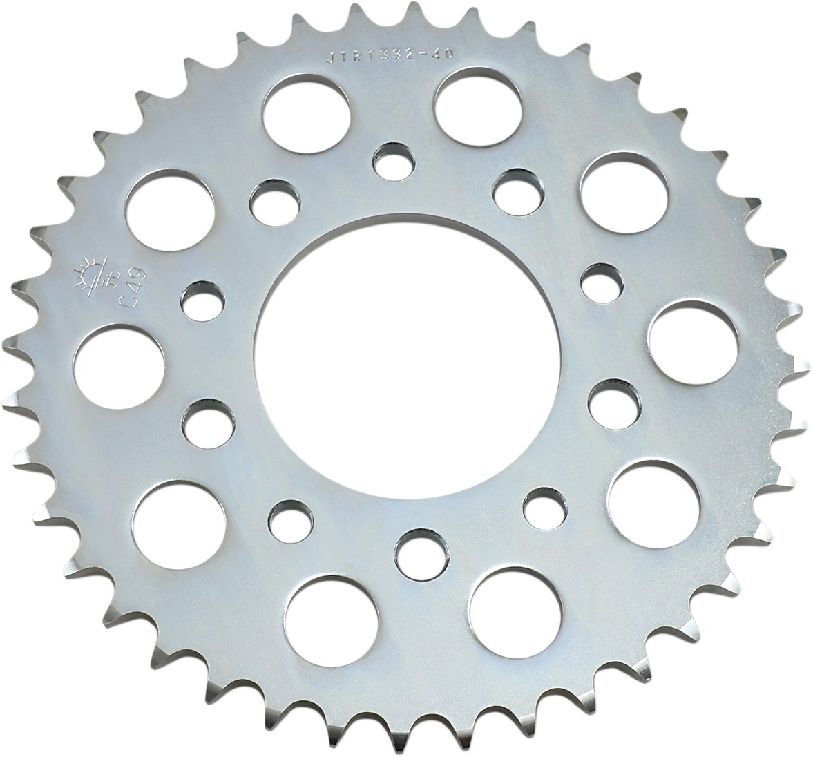 Steel Rear Sprocket - 40 Tooth 525 - For 85-07 Honda & 03-15 Triumph - Click Image to Close