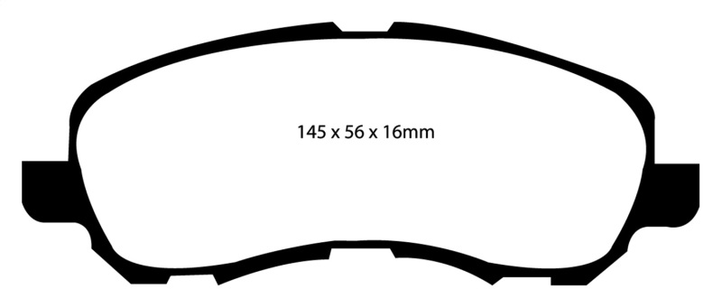 Greenstuff Front Brake Pads - For 07+ Jeep Compass 2.0 (262mm Rear Rotors) - Click Image to Close