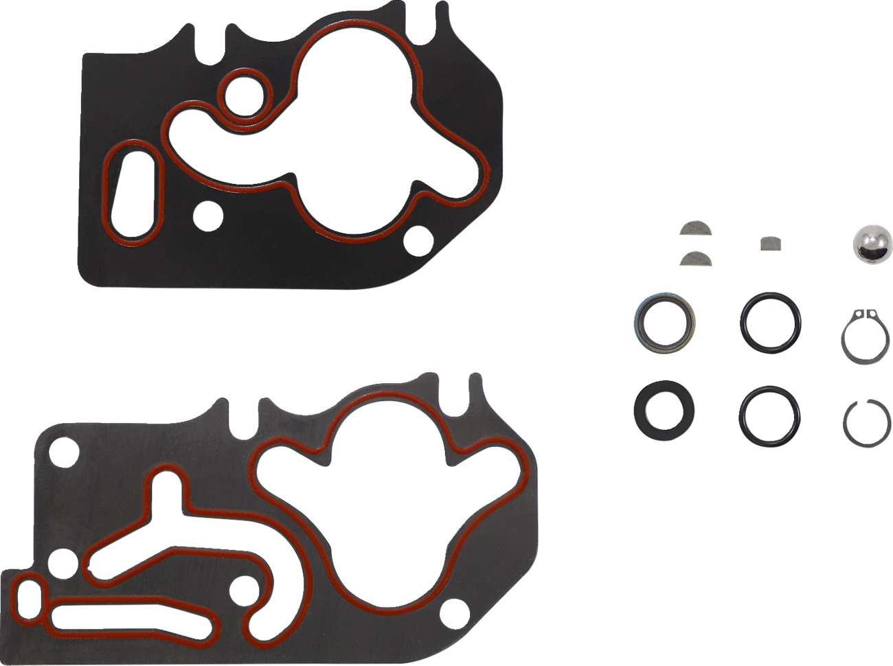 HVHP Oil Pump Gasket Kit for S&S Oil Pumps w/ Metal Beaded Gasket - Click Image to Close