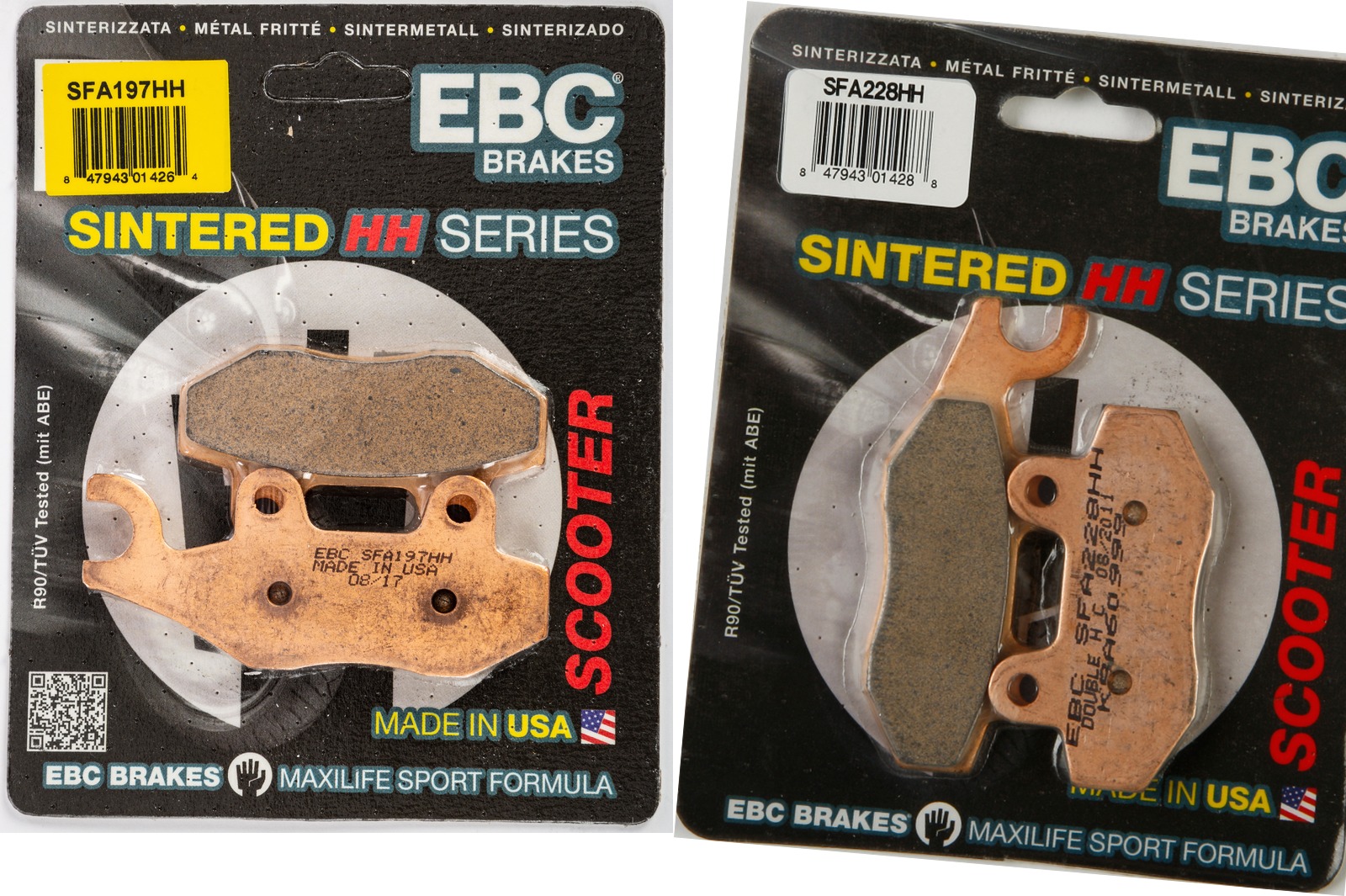 Sintered Double-H Brake Pads Front Kit - Click Image to Close