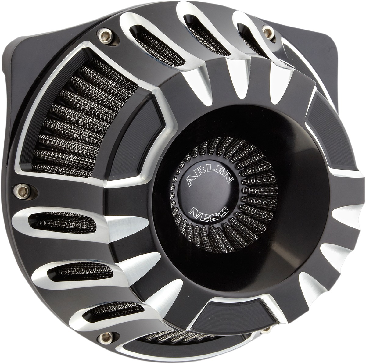 Inverted Series Air Cleaner Kits - Deep Cut Invrtd Big Sckr Blk - Click Image to Close