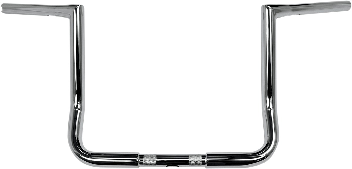 12" Bagger Twinpeaker Handlebar Chrome - Click Image to Close