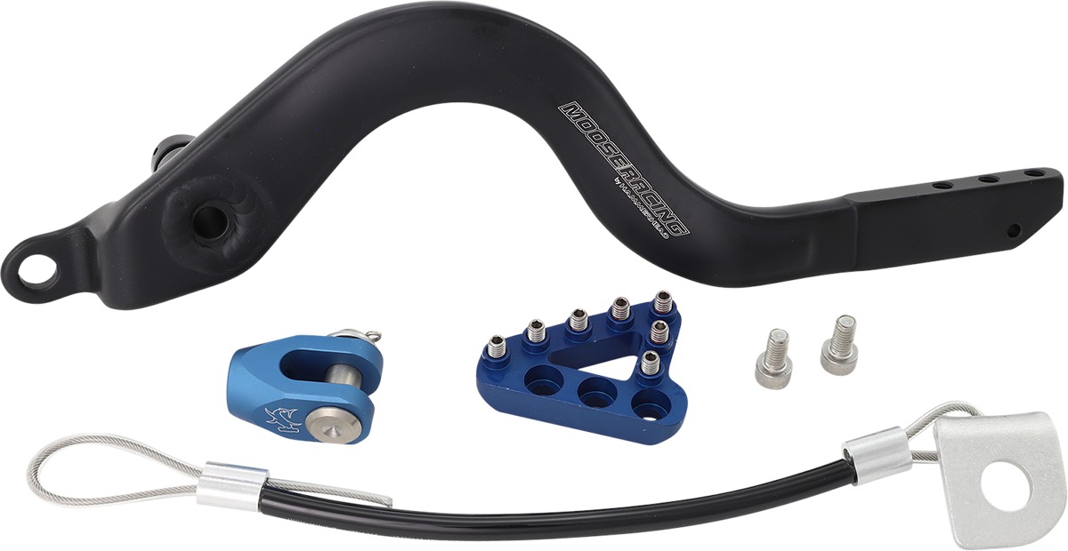 Black & Blue Brake Pedal - For 02-24 YZ85 & -24 YZ65 - Click Image to Close