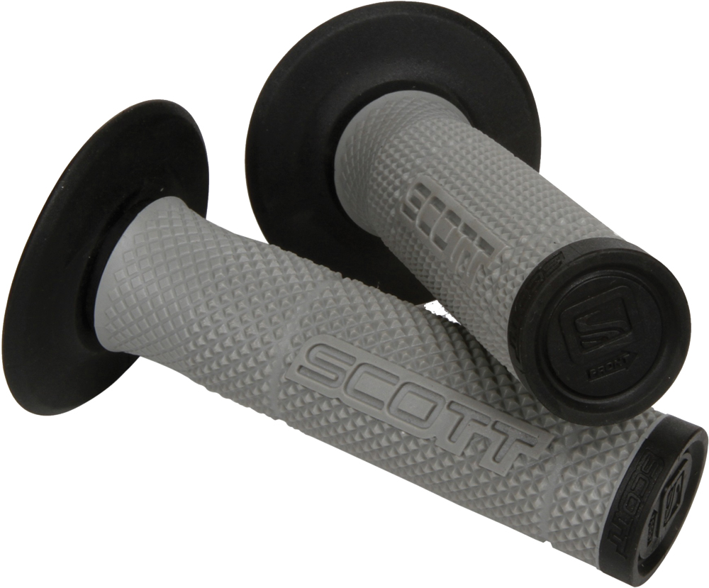 SX2 Tattoo Motorcycle Grips Black/Grey 7/8" - Click Image to Close