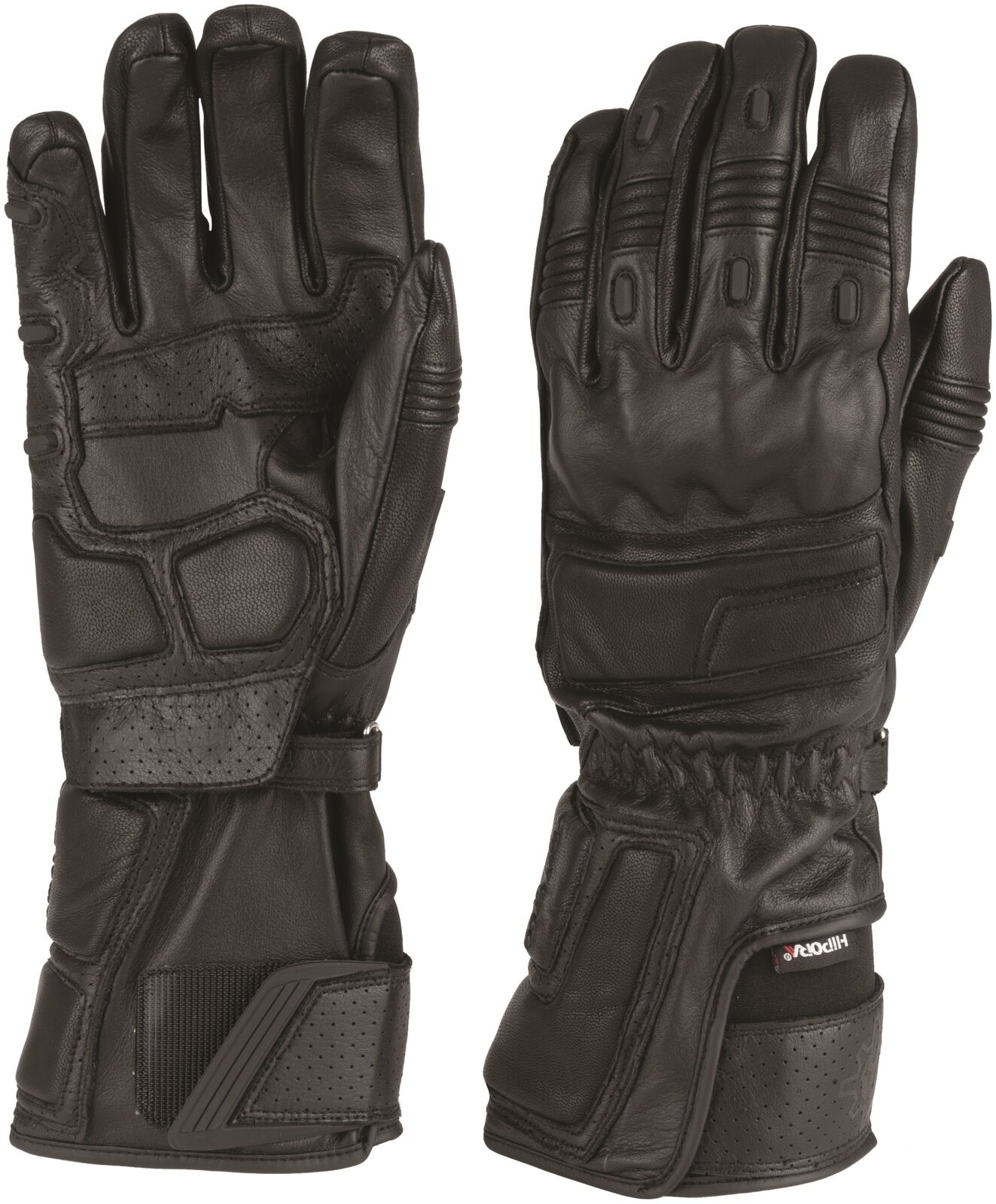 FIRSTGEAR Himalayan Long Gloves Black - Large - Click Image to Close