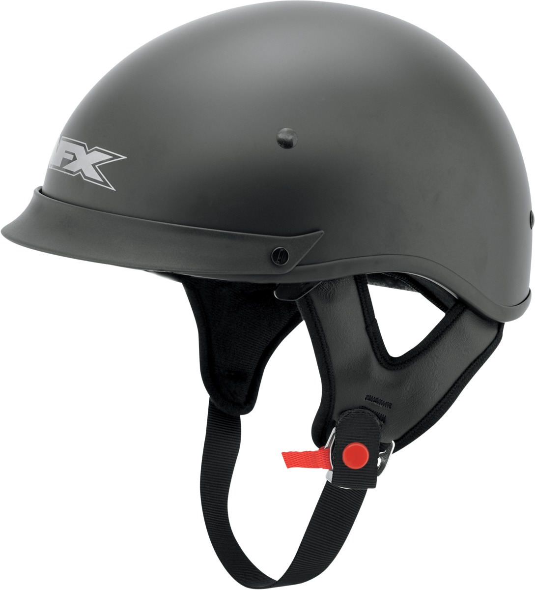 FX-72 Half Helmet Matte Black Small - Click Image to Close