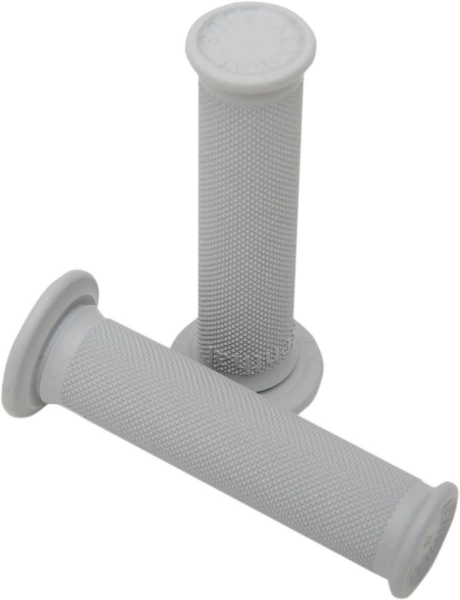 ATV Grips Soft Full Diamond - Light Grey - Click Image to Close