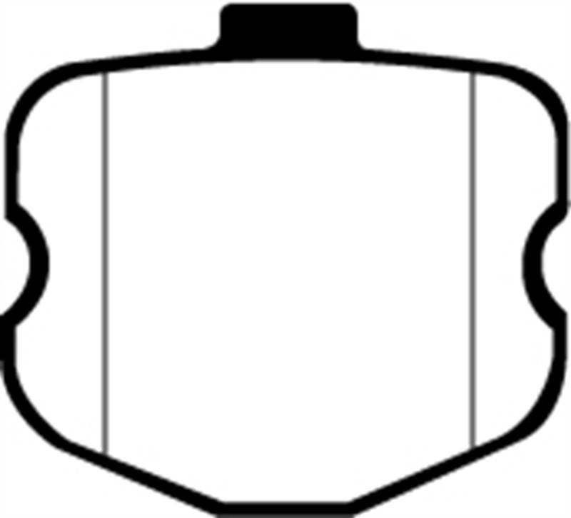 Redstuff Rear Brake Pads - For 06-08 Chevrolet Corvette (C6) 7.0 (Z06) - Click Image to Close