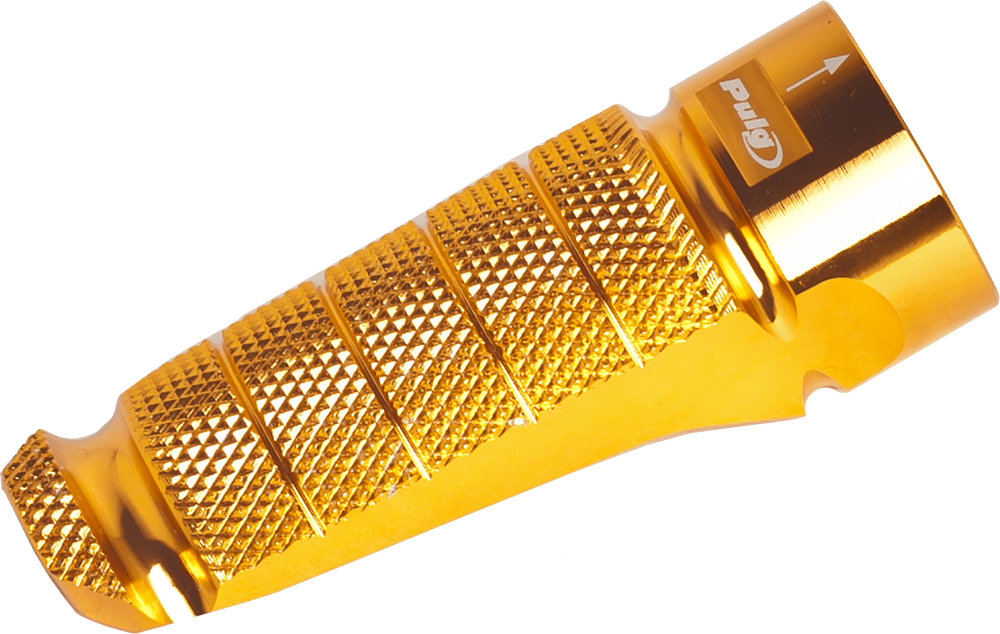 Hi-Tech Racing Footpegs Gold - For Use w/ Puig Footpeg Adapters - Click Image to Close