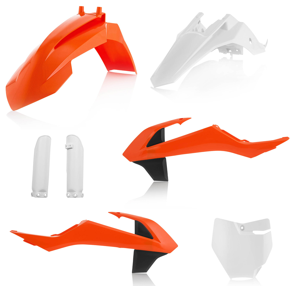 Full Plastic Kit - Orange/White/Black Original 2016 - For 16-18 KTM 65 SX - Click Image to Close