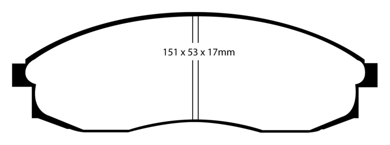 Redstuff Front Brake Pads - For 93-98 Nissan Skyline (R33) 2.5 GTS - Click Image to Close