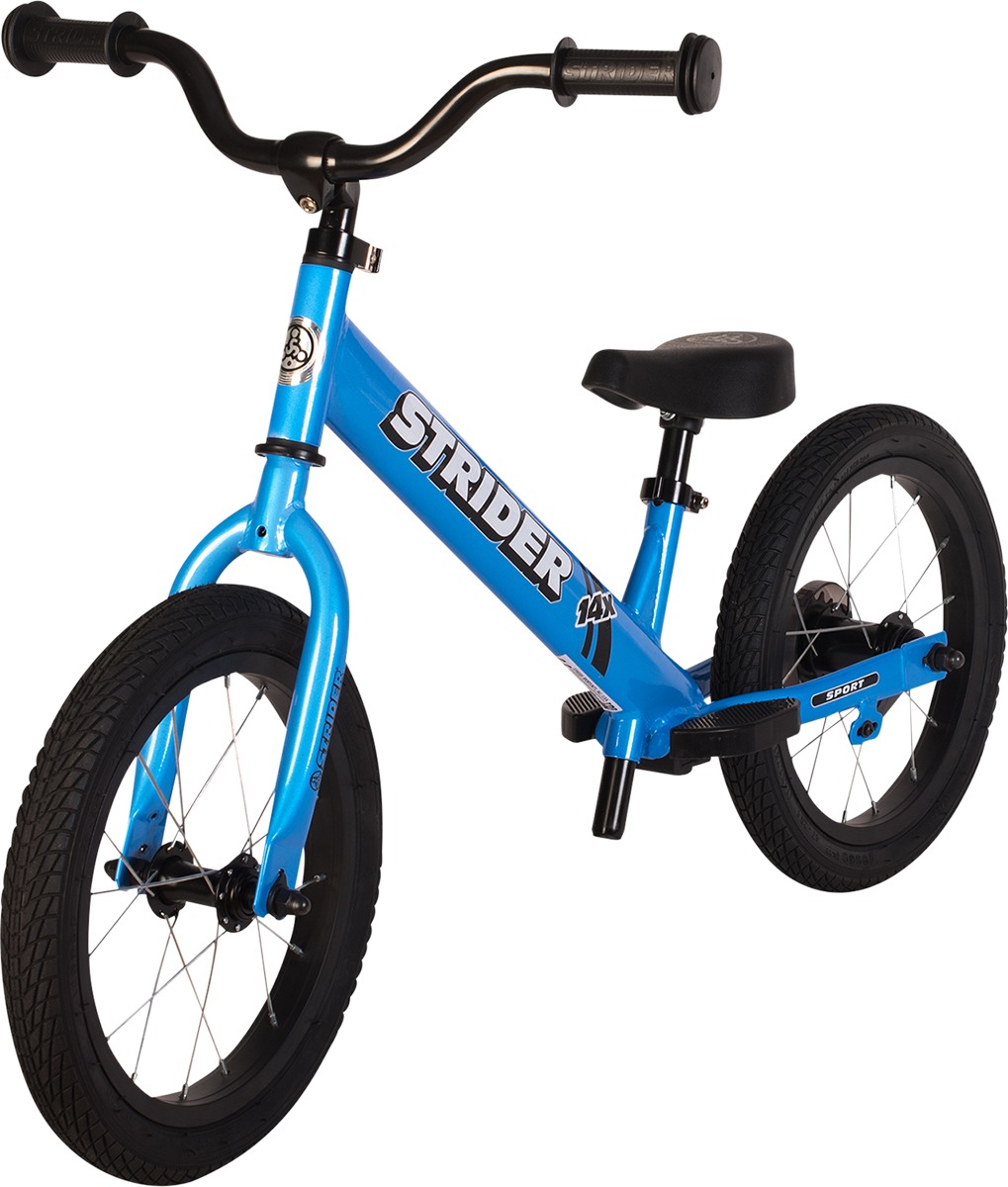 14X Sport Balance Bikes - Strider 14X Classic Blue - Click Image to Close