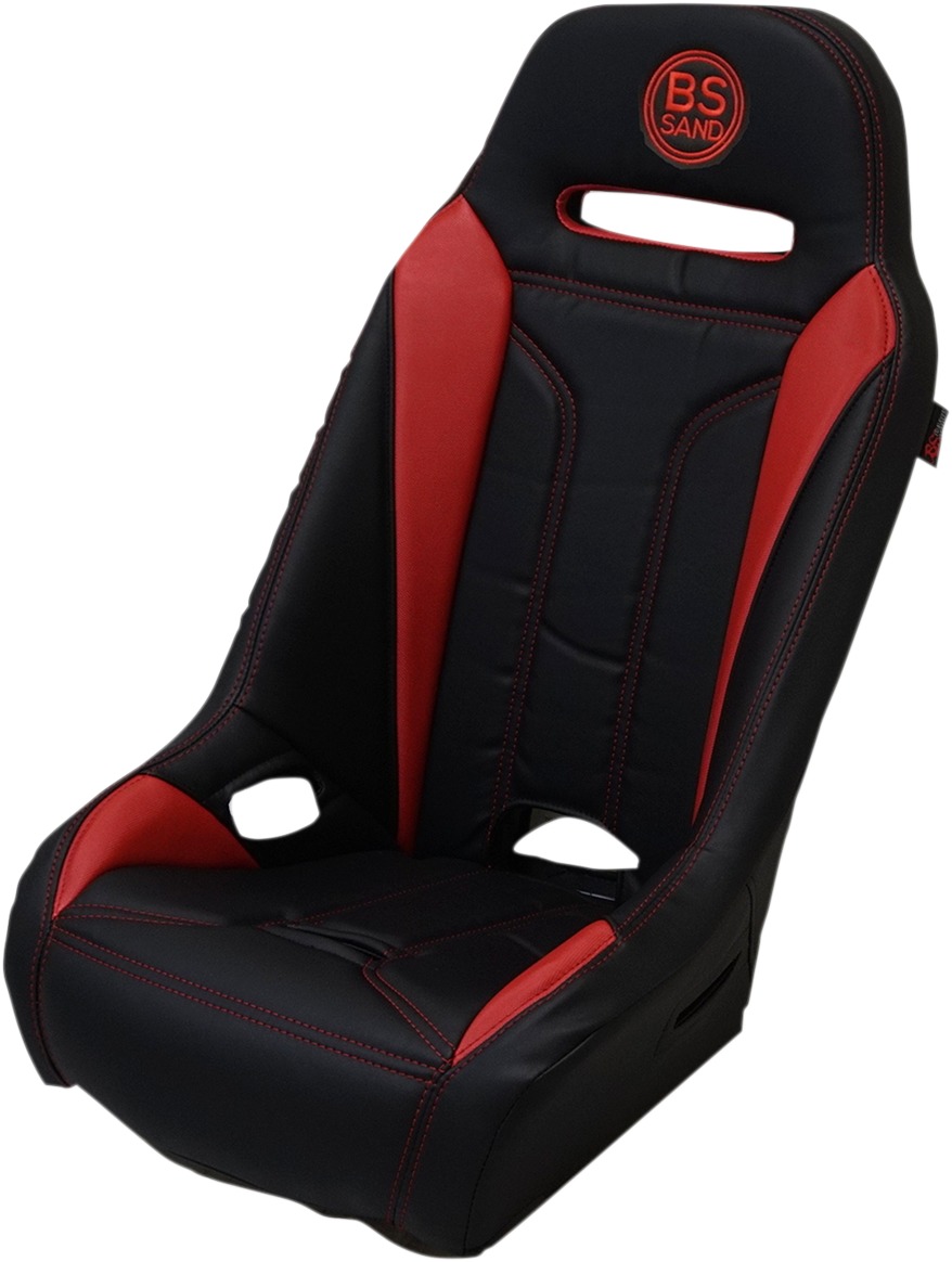 Extreme Double T Solo Seat Black/Red - For 15-18 Polaris RZR 900 /XP Turbo - Click Image to Close