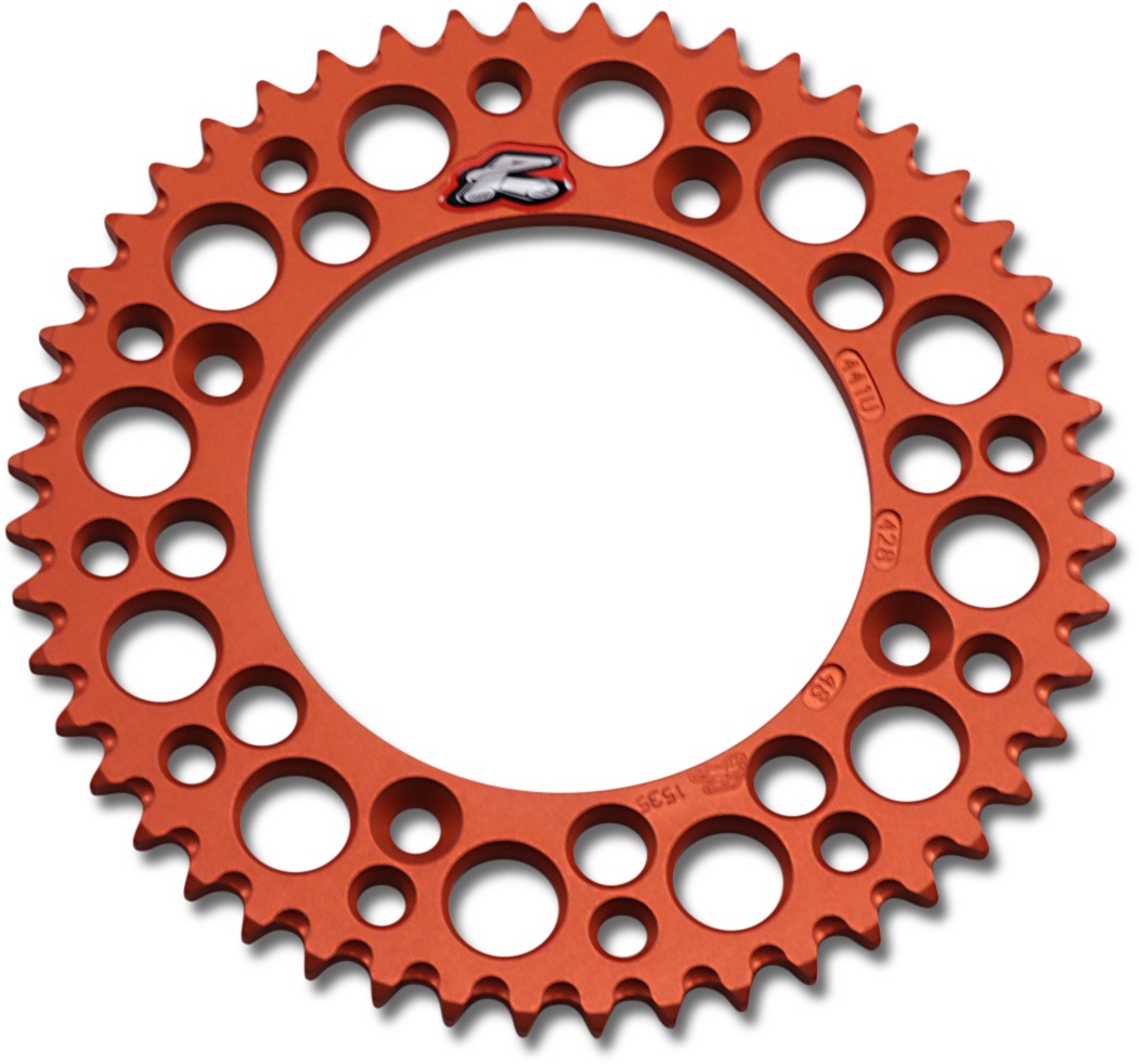 7075-T6 Aluminum 48T Rear Sprocket Orange - Click Image to Close