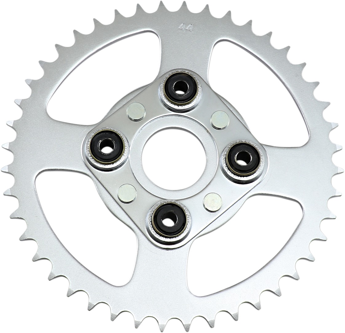 Steel 520 44T Sprocket Steel Raw - For Honda ATC185S ATC200S ATC250R TRX200SX - Click Image to Close