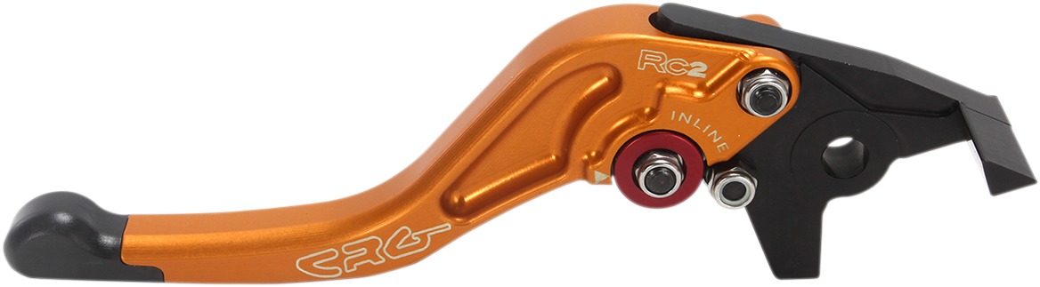 Short RC2 Aluminum Adjustable Brake Lever Gold - For 15-19 KTM RC390 - Click Image to Close