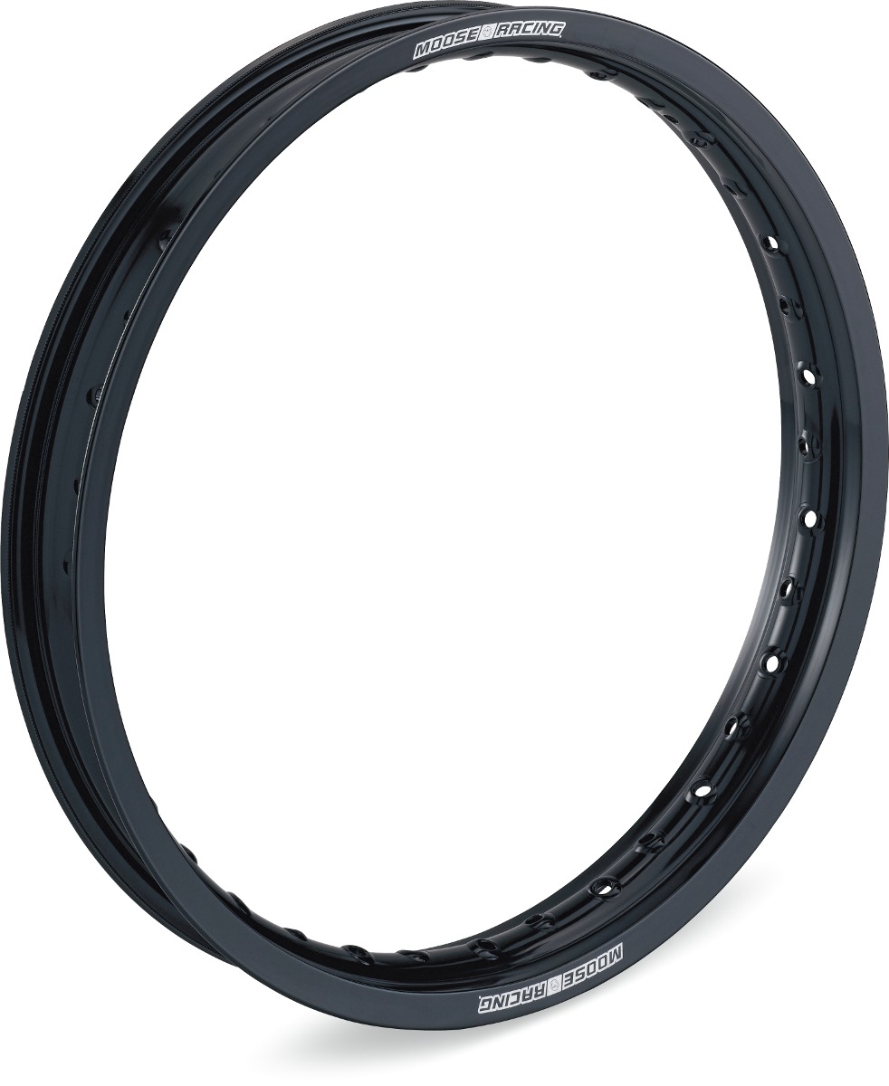 19x1.85 Rear Rim, 32 Hole Black Aluminum - Click Image to Close