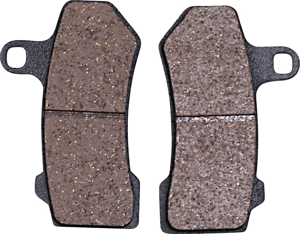 Z-Plus Organic Brake Pads - Replaces H-D # 41854-08, 42897-08, 42897-06 & 42850-06 - Click Image to Close