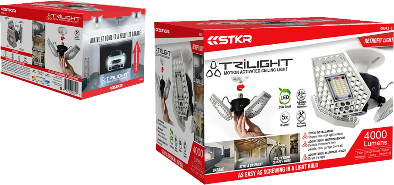 TRiLIGHT Motion Activated Light - Trilight Motion Activated - Click Image to Close