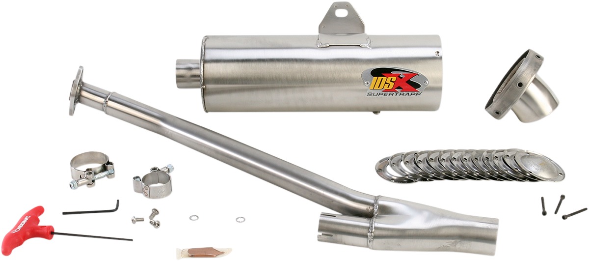 IDSX Slip On Exhaust Muffler - For 05-11 Kawasaki KVF750 Brute Force 4x4i - Click Image to Close