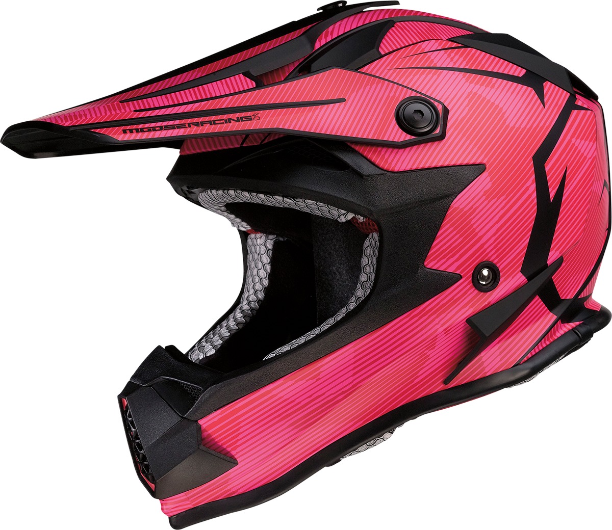 F.I. Agroid Camo Pink Black Helmet Youth SM - Click Image to Close