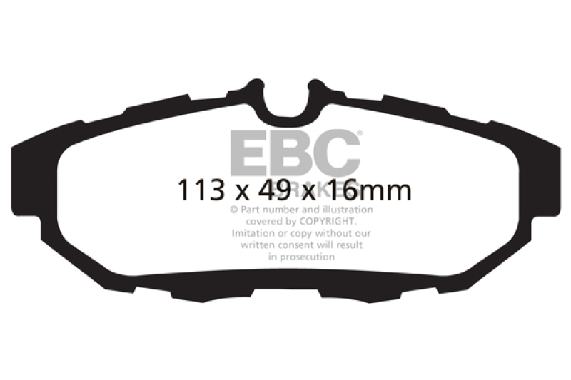 Bluestuff Rear Brake Pads - For 10-14 Ford Mustang 5.0 - Click Image to Close