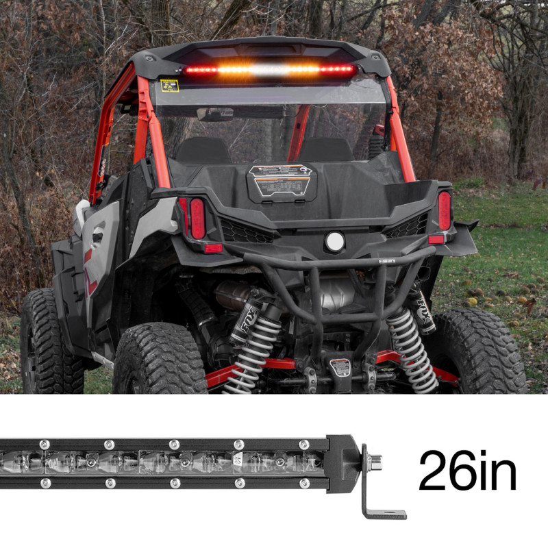 XK Glow Super Slim Offroad LED Chase Bar 4 Modes 72w 26in - Click Image to Close