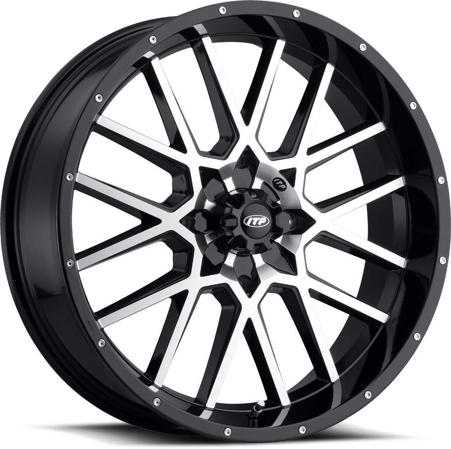 Hurricane Alloy Aluminum Wheels - Hurricane 18X6.5 4/137 4+2.5 - Click Image to Close