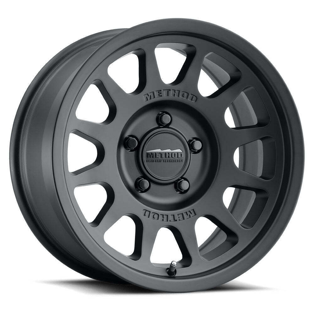 703 17x9 Wheel -12mm Offset / 108mm Bore / 5x5.5 BP / 4.8in BS - Matte Black - Click Image to Close