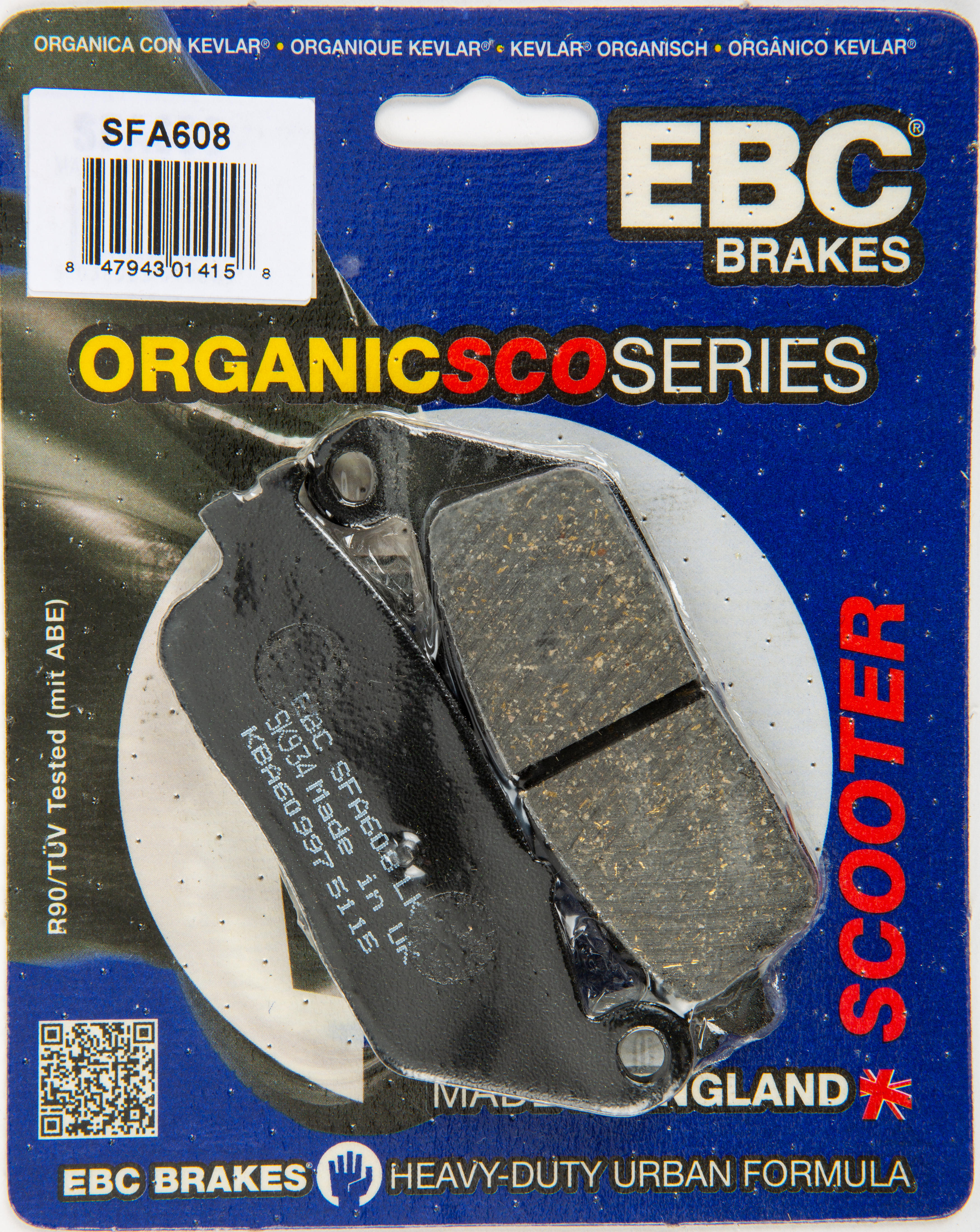 Standard Organic Brake Pads - Click Image to Close