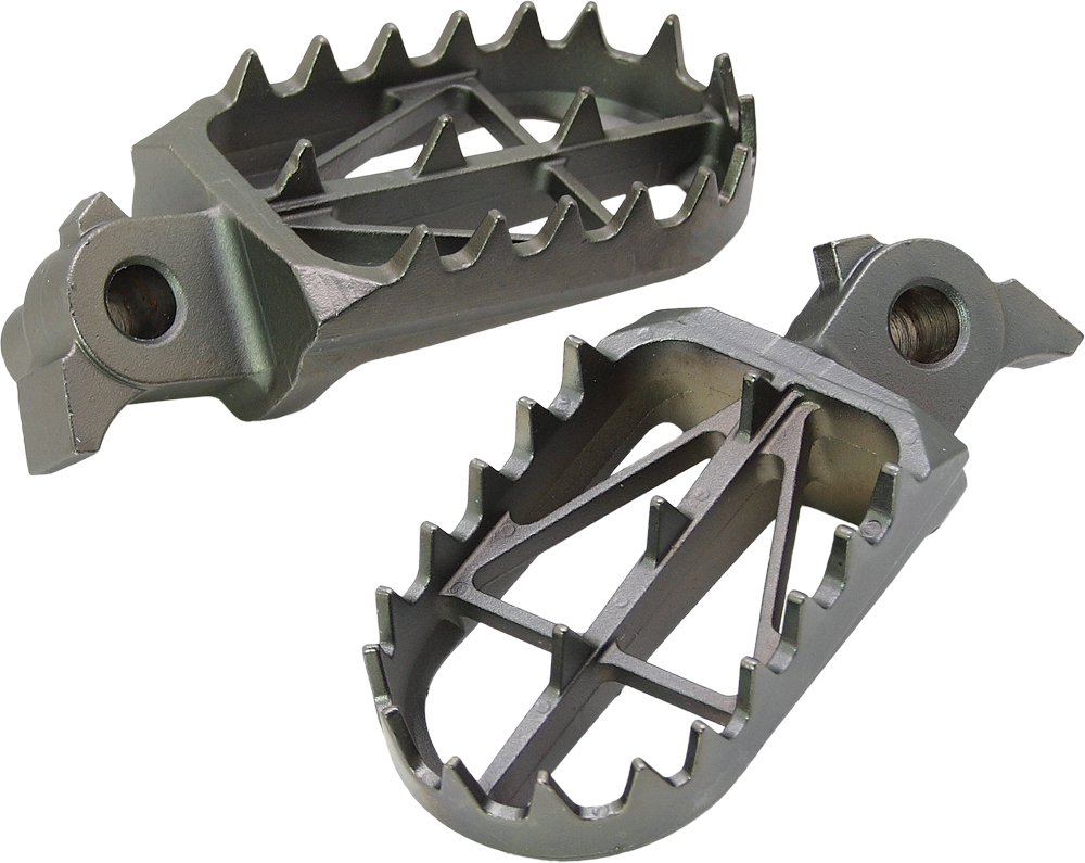 Wide MX Foot Pegs - Standard Height Chromoly - For 09+ KX250F KX450F - Click Image to Close