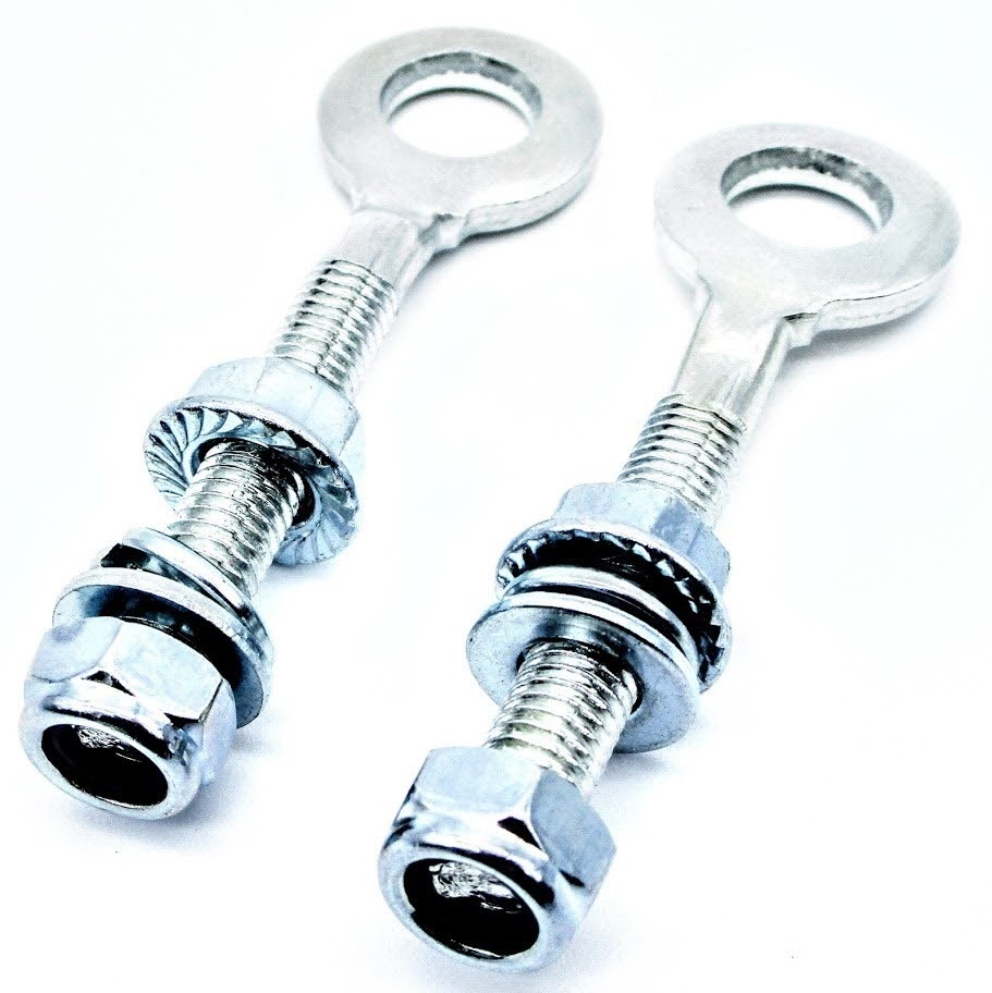 Chain Tension Adjuster Bolts 2/pk 3" X 1/2" - 8mm Thread - Click Image to Close