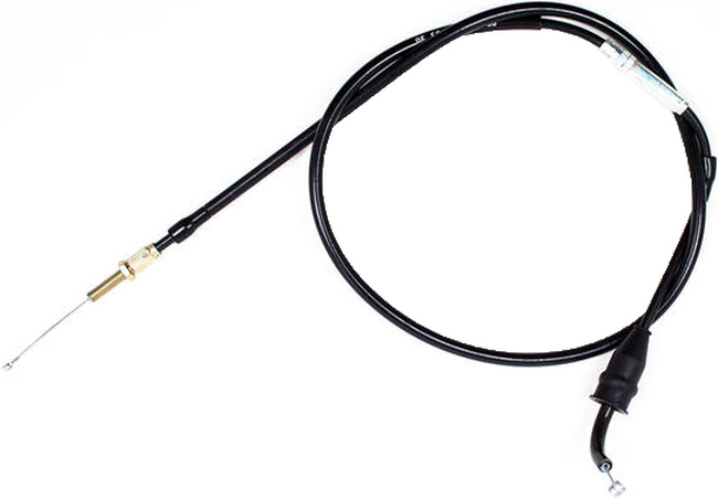 Black Vinyl Throttle Cable - Yamaha YZ125/250/490 WR250/500 - Click Image to Close