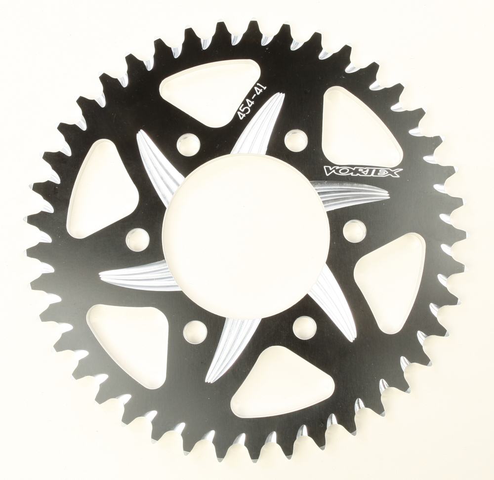 CAT5 Rear Aluminum Sprocket Black 41T 525 - For 96-14 Kawasaki 600-1000 - Click Image to Close