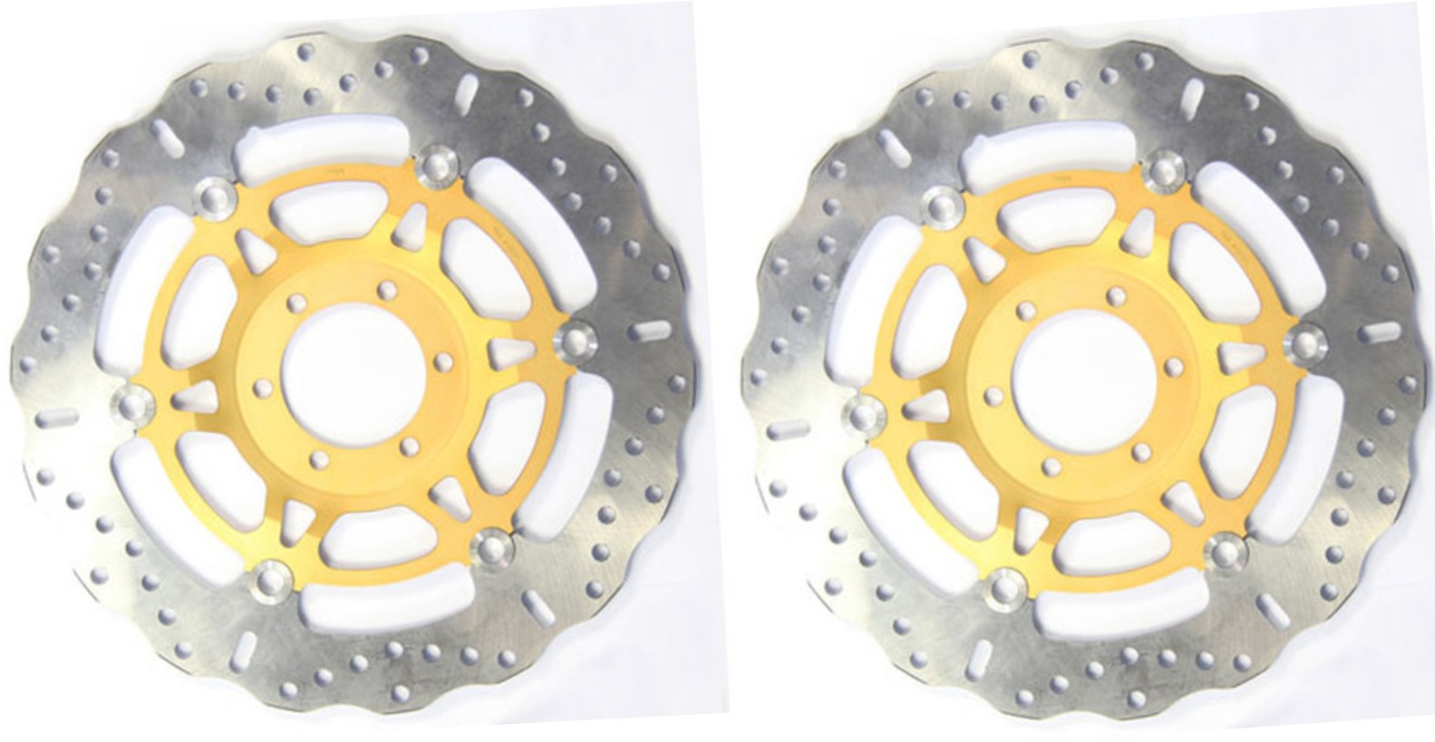 Floating Contour Brake Rotor Front Set - Click Image to Close