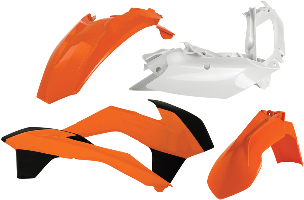 Plastic Kit - Orange/White/Black Original '16 - Click Image to Close