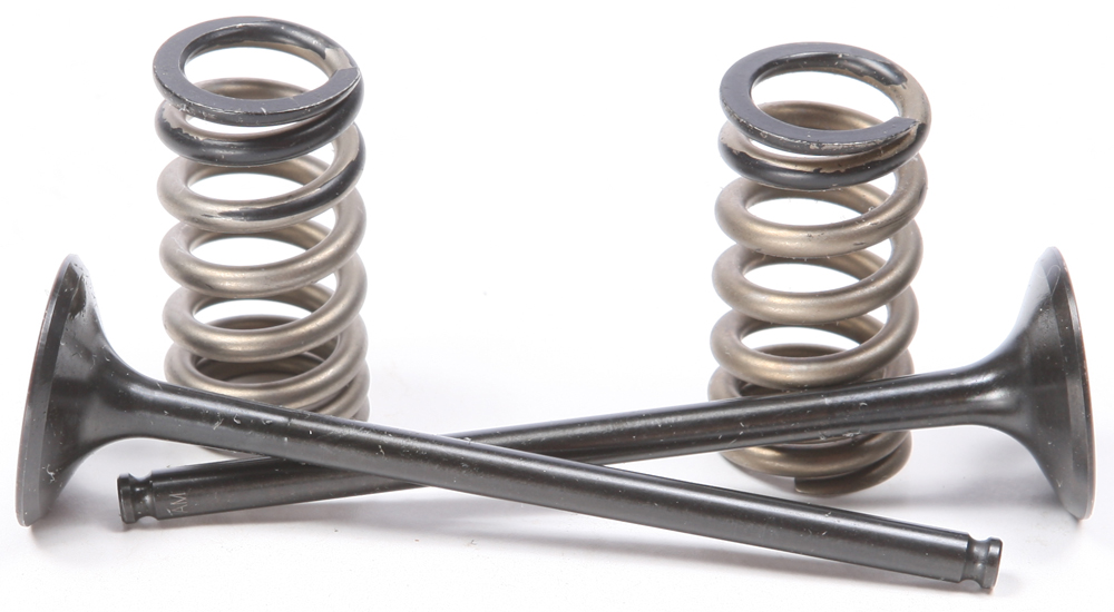 Steel Exhaust Valve/Spring Kit - For 08-11 KTM 250 SXF - Click Image to Close