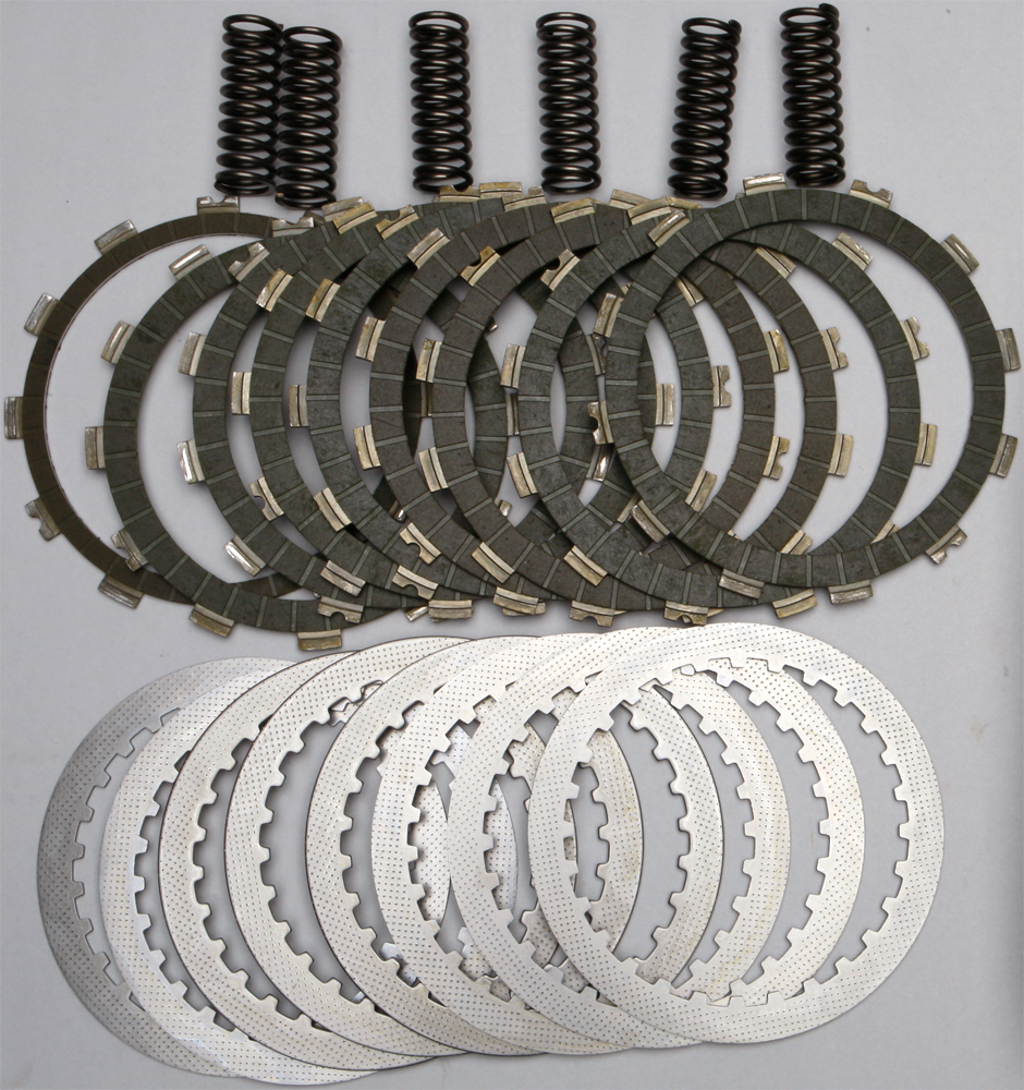 SRK Complete Clutch Kit - Aramid Fiber Friction Plates, Steels, & Springs - Click Image to Close