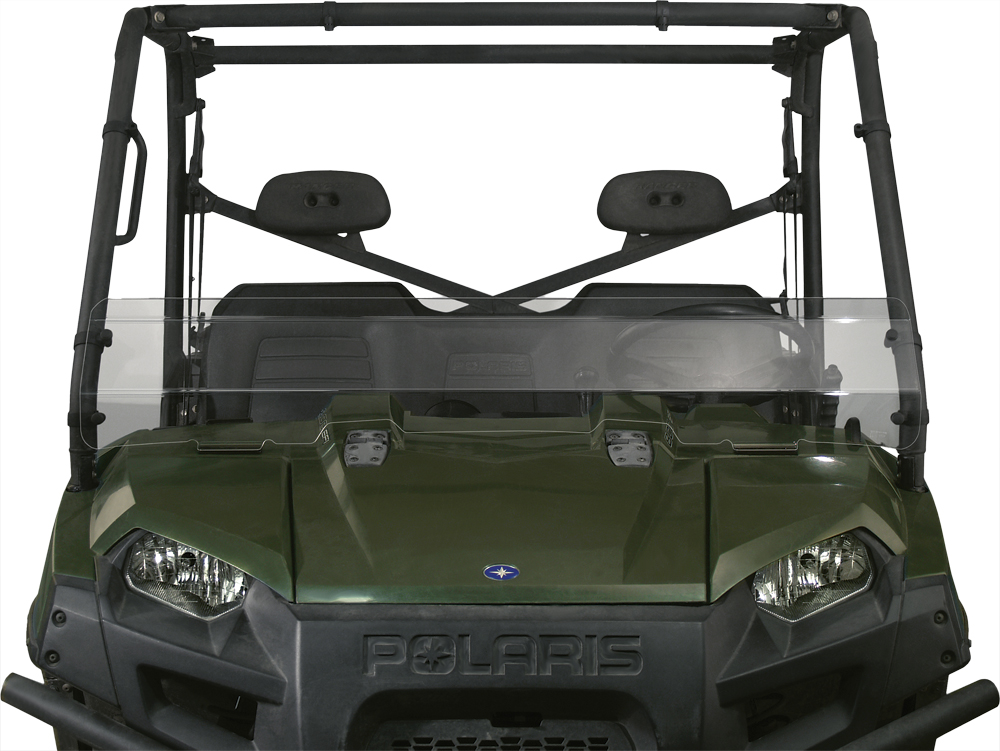 UTV Lexan Low Windshield Clear - For 2014 Polaris RZR XP - Click Image to Close